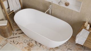 Ванна из искусственного камня Whitecross Coral X 0203.170077.200 170x77см белый матовый